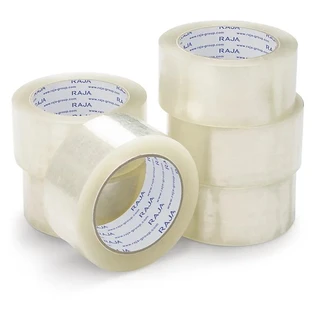 Pakketape, PP-tape, klar 28my, 48 mm x 6