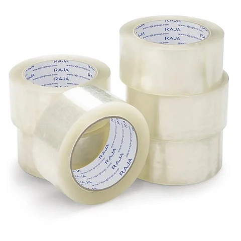 Pakketape, PP-tape, klar 28my, 48 mm x 6 