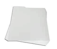 Register i hvit plast for 12" plater