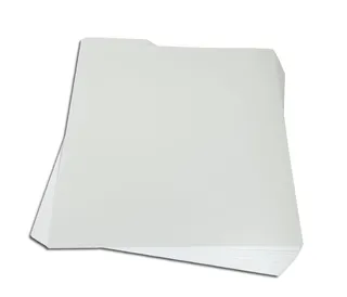 Register i hvit plast for 12" plater