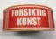 Etiketter, FORSIKTIG KUNST, 100pk 110 x 55mm