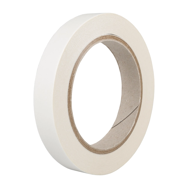 Dobbeltsidig tape, 18 mm x 50 m permanent, syrefri 