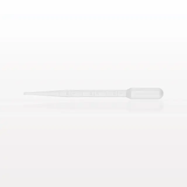 Pipette i plast, 15,5 cm, 3,2 ml, 10 stk 