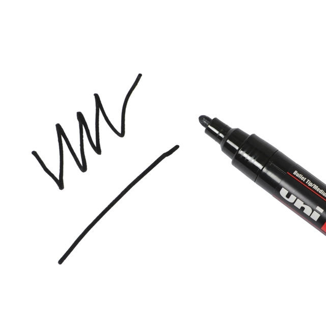 Uni Posca 3M marker, sort, 1,5 mm 