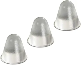 Bumpons klar/frostet, 19,1 x 19,1mm 25pk