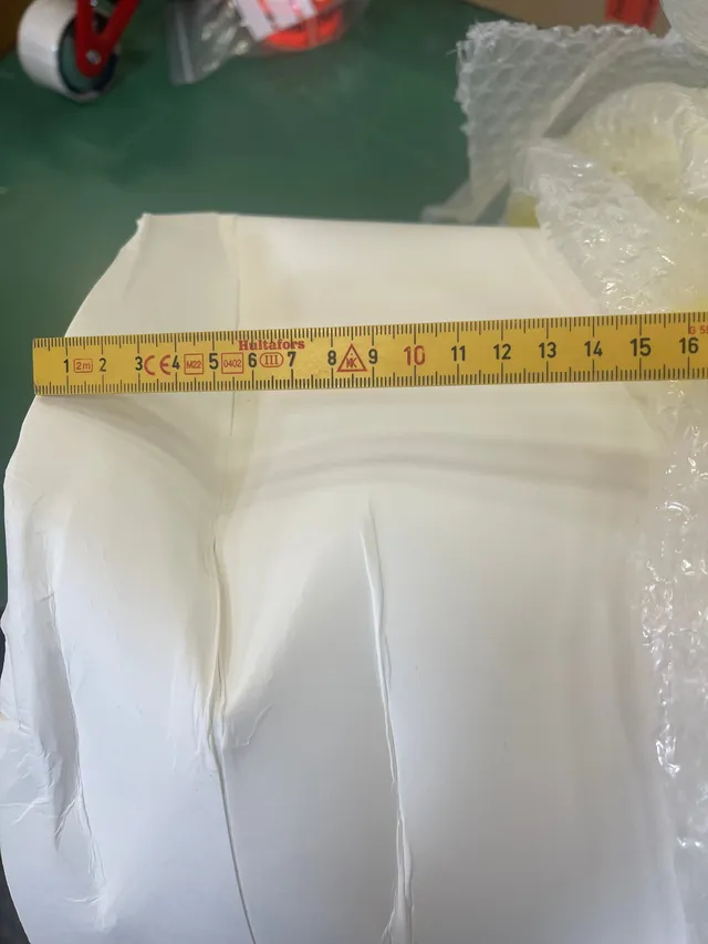 Syrefritt papprør med bulkete ender Ø300 mm x 2500 mm 