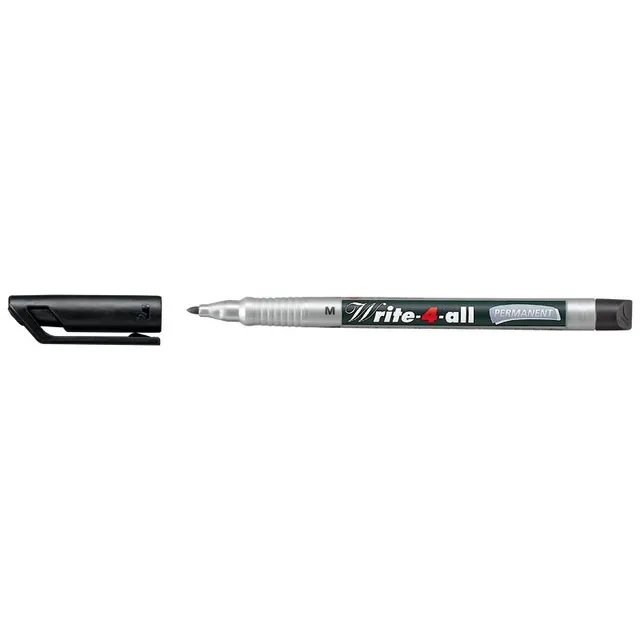 Stabilo Write-4-all Medium, svart 1mm 