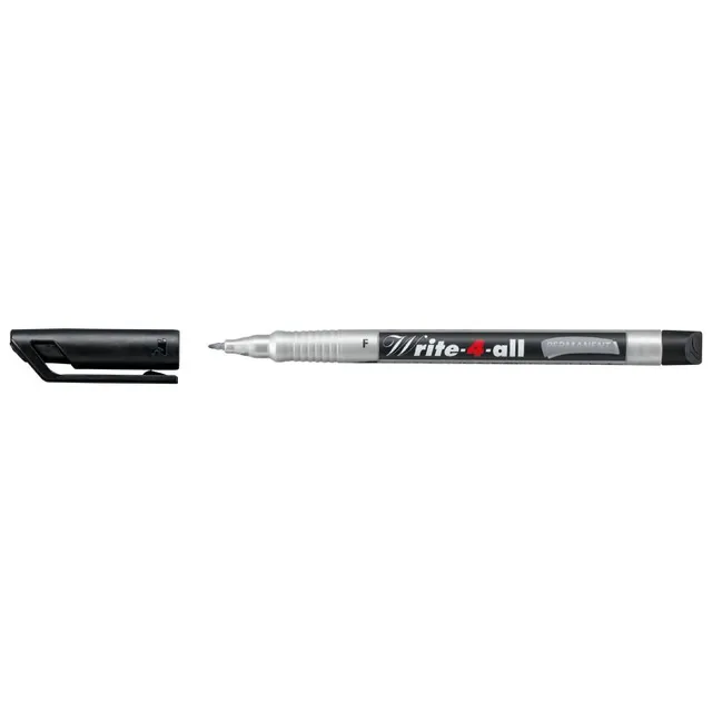 Stabilo Write-4-all Fine, Svart 0,7mm 