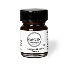 Gamblin Transparent Earth Brown 15 ml conservation colors