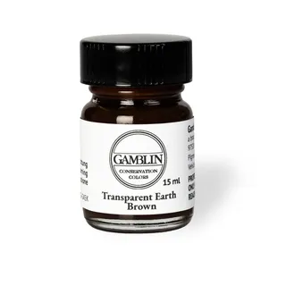 Gamblin Transparent Earth Brown 15 ml conservation colors