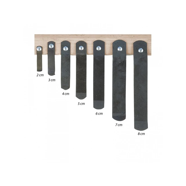 Fjærklips, 8 cm, 100 pk 