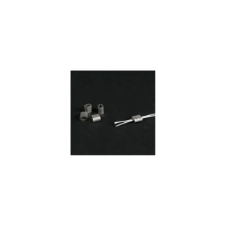 Wirelås, oval, aluminium, for Ø 1,5 mm 100 stk