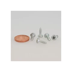 Temart skrue, zink, 2,9 x 6,5 mm 250 stk