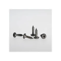 Temart skrue, sort, 3,0 x 10,0 mm 250 stk