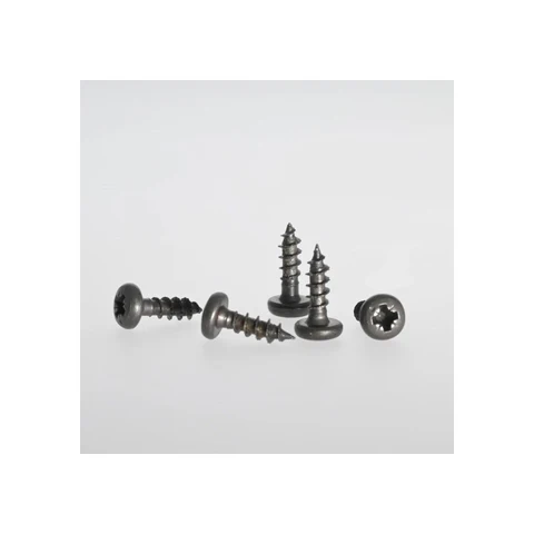 Temart skrue, sort, 3,0 x 10,0mm 250 stk