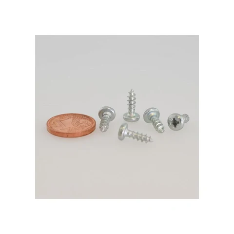 Temart skrue, zink, 3,5 x 12,0mm 250 stk