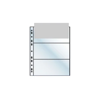 Mappe med 3 lommer 95x216 mm Horisontal, 10 pk