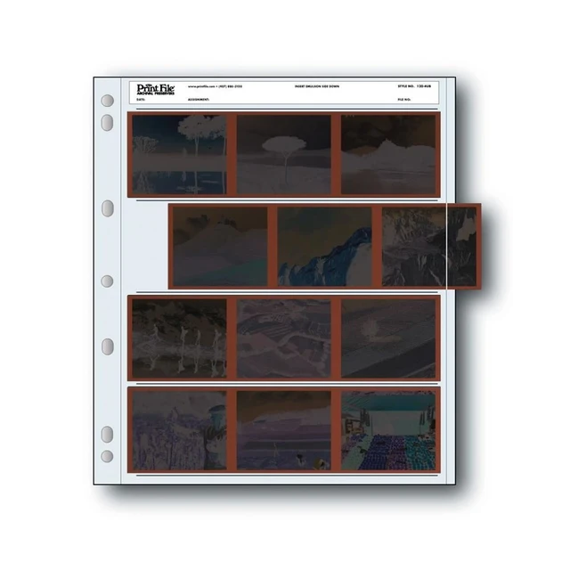 Negativlommer 4 striper 120 film, 100 pk 