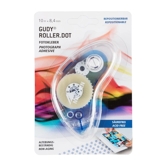 Neschen Gudy Roller Dot fotolim Punktdispenser til fotomontering 