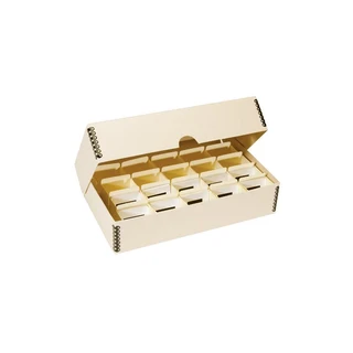 Slide eske med 20 slide-holdere 290 x 162 x 57mm