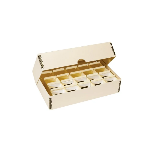 Slide eske med 20 slide-holdere 290 x 162 x 57mm 