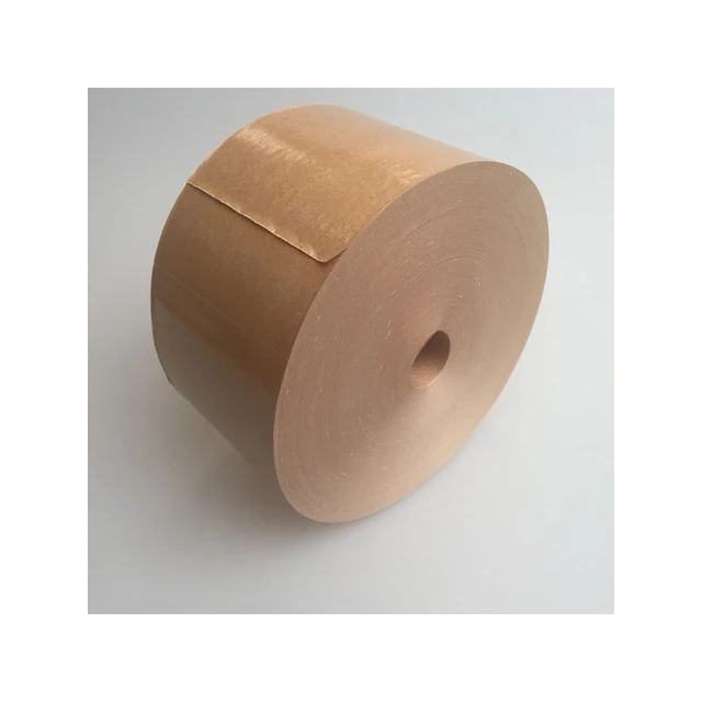 Papirtape, brun, til forsegling, 8 cm 200 m 