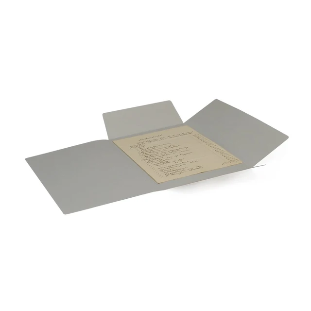 Eksp, omslag m/3 klaffer, A4, lys grå 240 gr/m2, 50-pk 