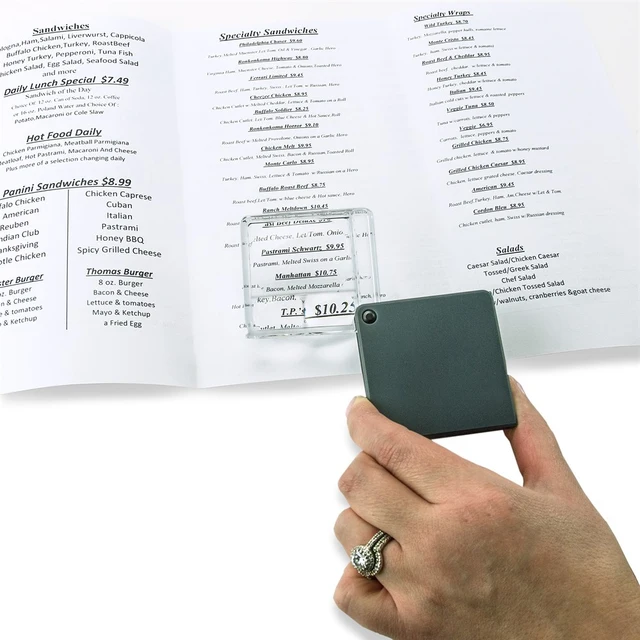 Carson MagniFlip™ Plus Lommemikroskop 2,5x, 5v, 7x 