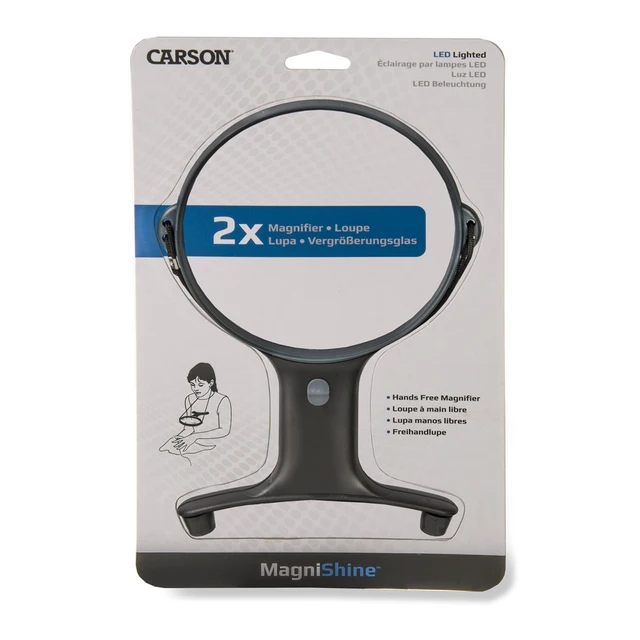 Carson MagniShine™ Handsfree 2x Lupe med led 