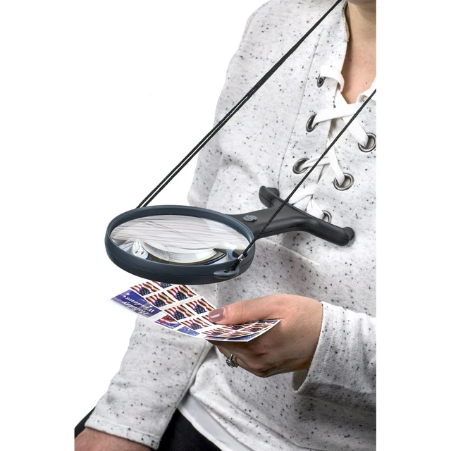 Carson MagniShine™ Handsfree 2x Lupe med led 