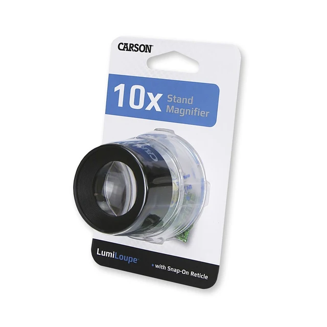 Carson LumiLoupe™ 10x med målestrek 