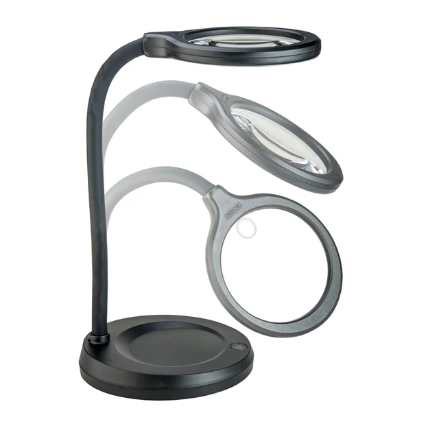 Carson Deskbrite™ 300 Bordlupe med led og asfærisk linse 