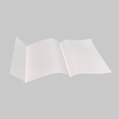 Omslag A4 m klaff, av 90 g, 100-pk off-white museumspapir