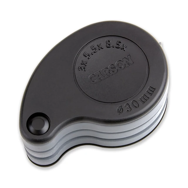 Carson TriView™ Foldelupe 3x, 5,5x, 8,5x 