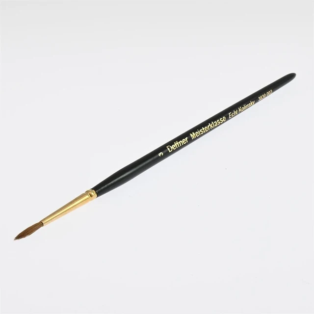 Retusj/akvarellpensel, str 3 Mesterklasse, Kolinsky sable hår 