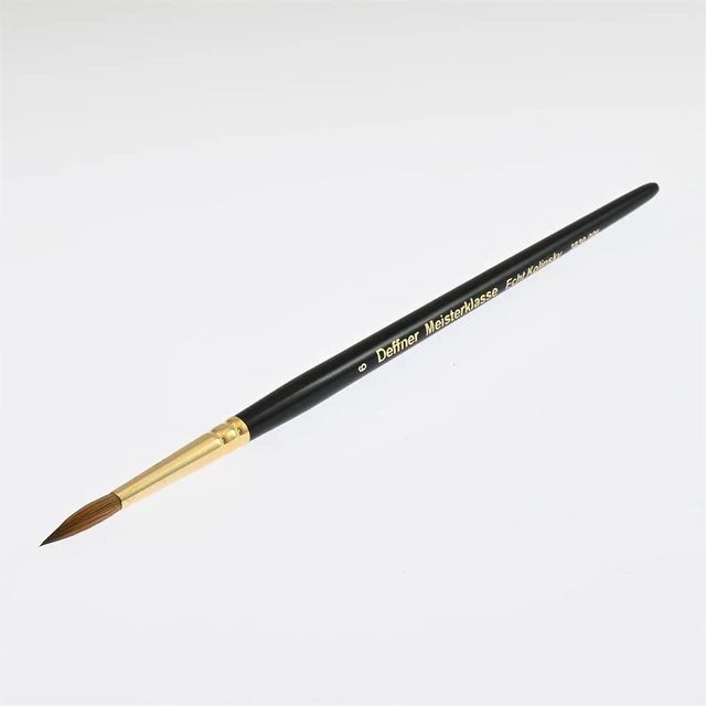 Retusj/akvarellpensel, str 6 Mesterklasse, Kolinsky sable hår 