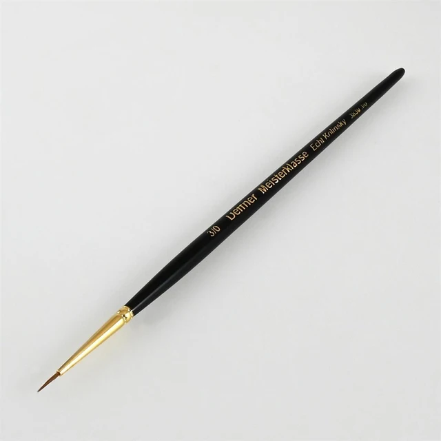 Retusj/akvarellpensel, str 000 Mesterklasse, Kolinsky sable hår 