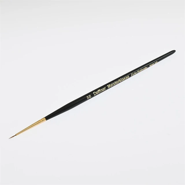 Retusj-/akvarellpensel, str 00000 Mesterklasse, Kolinsky sable hår 