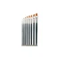 Tiziano pensel-sett, str 2-20, 10pk Flat/skrå pensel