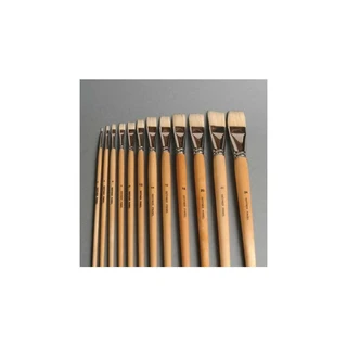 Artists Bristle kunstpensler str 2 - 24 Flate, 12 stk