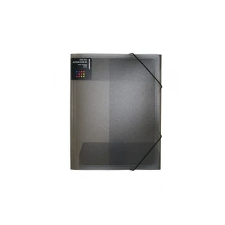 Dokumentmappe m/strikk, grå