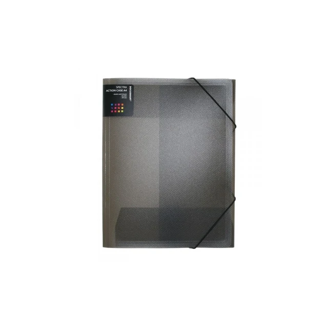 Dokumentmappe m/strikk, grå 