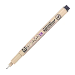 Micron 08 pigma pen, sort, 0,50 mm