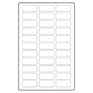 Perma/Seal Label - 67mm x 22mm 10-pk