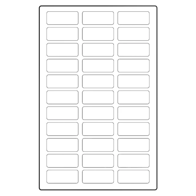 Perma/Seal Label - 67mm x 22mm 10-pk 