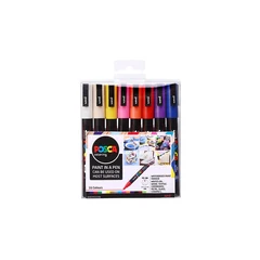 Uni Posca 3M, sett 16 farger