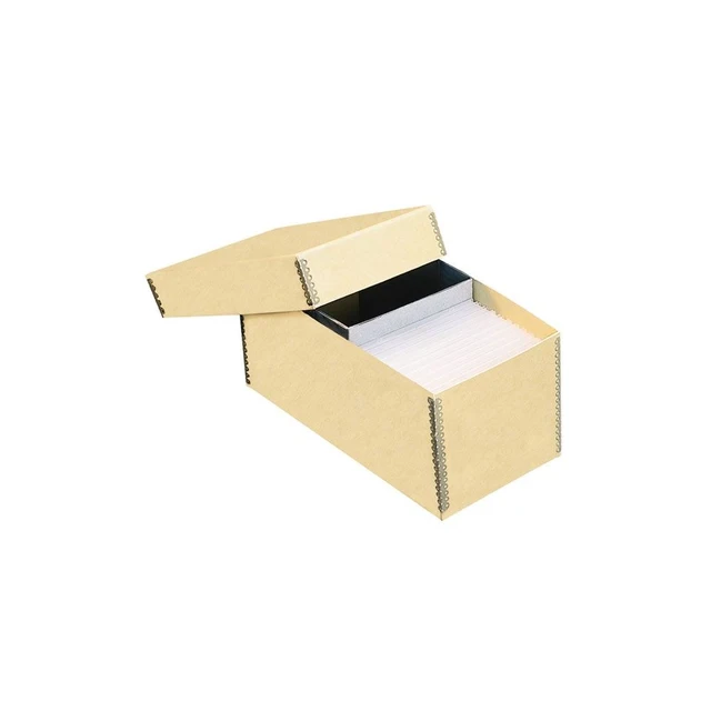 CD oppbevaringsboks, manillafarget 