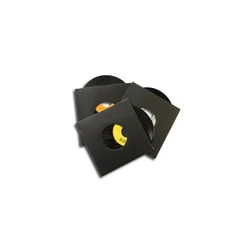 Pappcover sort til 7", 20-pk