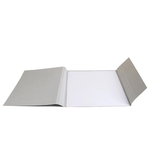 Eksp, omslag, A4 m/klaff syrefri, 100-pk 240 gr, lys grå 