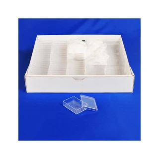 System kasett,  55 x 40 x 13 mm 50 esker m/lokk